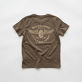 THE WINGED MECHANIC TEE - BROWN